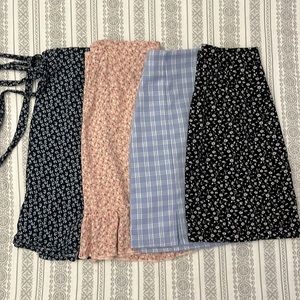 Brandy Melville 4 Skirt Bundle